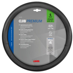 Pokrowiec kierownicy CLUB S 35-37cm skóra syntetyczna LAMPA
