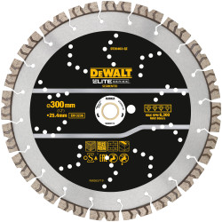 DEWALT DT20463-QZ ELITE SERIES&#x2122; All Purpose Diamond Segmented Wheel 300 x 25.4mm