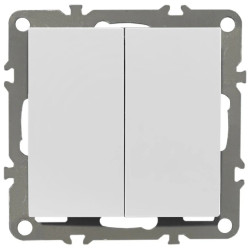 QUADRA Łącznik podwójny schodowy biały