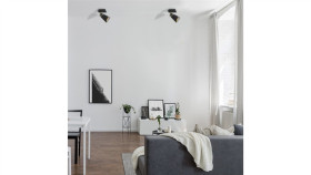 Kinkiet Ścienny Czarny Siga Led 11W 4000K 715Lm Rurka K-8195 Kaja Lighting