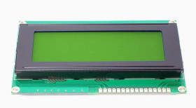 Wyśw LCD 4x20 98x60mm podświetlenie zielone
