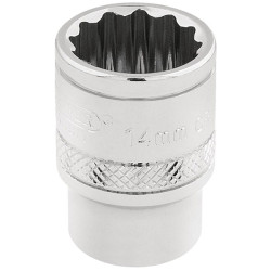 Draper Expert 32777 3/8&quot; Sq. Dr. Hi-Torq&#xAE; 12 Point Socket (14mm)