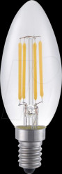 LX149124922 LED bulb E14, 4 W, 320 lm, 2200 K, filament, dimmable