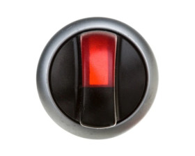 Napęd przełącznika 2 połozeniowy czerwony z podświetleniem z samopowrotem M22-WLK-R 216814