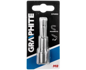 Nasadka magnetyczna 8 x 65 mm, trzpień 1/4