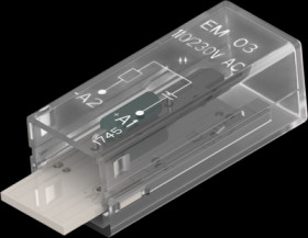 Protective module, 110230 VAC for plug-in socket, 2-1415037-1