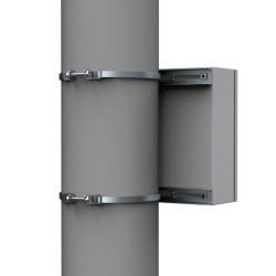 Akcesoria do obudów Zestaw do montażu na słupie EPF0400 Mild Steel
