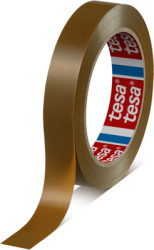Packaging tape, 19 x 0.065 mm, PVC film, brown, 66 m, 04124-00092-00