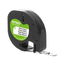 DYMO taśma 12mm x4m papierowa biały S0721510