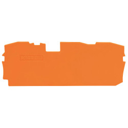 WAGO 2010-1392 1mm End &amp; Internal Plate 2010-1300 Terminal Blocks Orange
