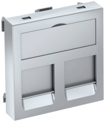 Obsługa technologii dane OBO Bettermann, 6119236, aluminiowy, (S x W x G) 45 x 45 x 9 mm