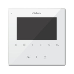 Monitor Vid. M1022W-2 biały /DUO dwuprzewodowy 4,3" VIDOS DUO