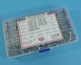 ZESTAW 250szt BEZP.SZYB.5x20mm/6x30mm5x20mm 1,00-20A 100SZT 6x32mm 1,00-20A