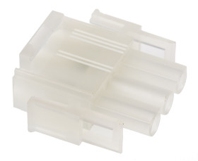 Obudowa złącza 3-pinowe -rzędowe raster: 6.35mm Molex Męski Montaż na kablu MLX