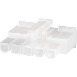 TE 1586106-3 Val-U-Lok Socket Housing 1 x 3P White