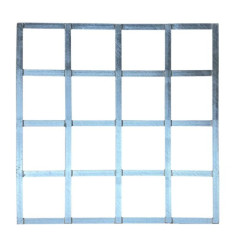 Krata uziemiająca wykonana z bednarki stalowej ocynowanej St/Zn