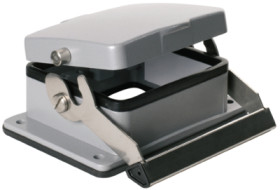 Surface mount housing, size A48, die-cast aluminum, longitudinal bow locking, IP65, 1666750000