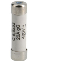 Wkładka bezpiecznikowa cylindryczna C 8,5x32mm gG 20A 400VAC L8532C20 HAGER