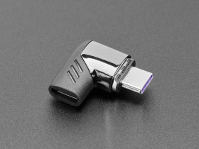 Adafruit Magnetic Right Angle USB Type C Adapter - 120W Data and Power