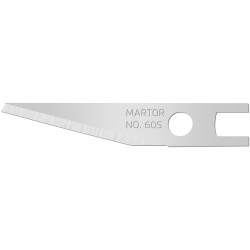 Martor 605.50 Spare Blade Pack: Sharp High-Quality Steel 10 Pcs