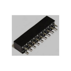 BKL 10122222 SIL socket 2 rows 9 Pins per row 1pc(s)