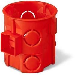 Puszka podtynkowa 60mm głęboka łączeniowa czerwona PK‑60 0285‑00 / 1 szt.