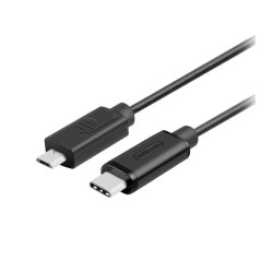 Kabel USB-C/MicroUSB 1M UNITEK Premium Y-C473BK