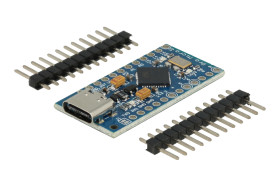 Moduł; odpowiednik do ARDUINO NANO; Leonardo Pro Micro ATmega32U4; ATmega32U4; USB; 5V; 2,5 KB; 32 KB; 1 KB; USB C