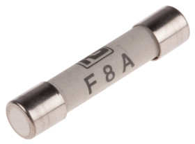 Bezpiecznik 8A 6.3 x 32mmF 500V ac RS PROIEC 60127