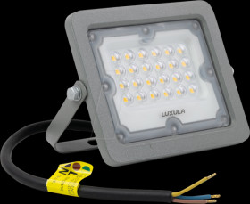 LX400231 LED floodlight, 20 W, 1800 lm, 4000 K, grey, IP65