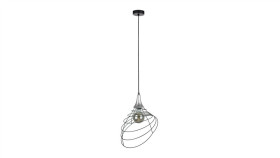 Lampa Wisząca Nowoczesna Loftowa 1Xe27 Enyo Silver