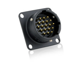 Złącze 19-pinowe Żeński Souriau Sunbank by Eaton Męski Montaż na kołnierzu MIL-DTL-26482 rozmiar 14