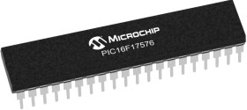 Mikrokontroler Microchip PIC16F PDIP 40-pinowy Montaż powierzchniowy PIC 28 kB 8bit 32MHz Flash