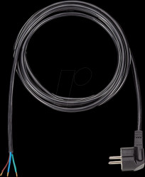 305.175 H05VV-F 3G1.5 3m supply cable, black, unpackaged