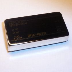Przetwornica DC/DC 10W; 18-36V IN; 5V OUT; 1.6kVDC Isolation; RP10-2405SE RECOM; military standards