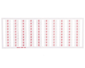 Ramka z oznacznikami 20x 160 170-200 nadruk czerwony 209-556 /5szt./