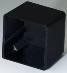 PA module enclosure, (L x W x H) 14 x 14 x 11.5 mm, black (RAL 9005), IP00, A8014118