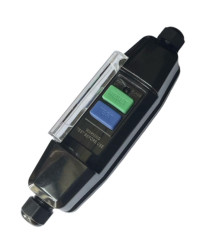 Wtyczka z zabezpieczeniem RCD, Wbudowany adapter RCD Nie 30ms 30mA 16A 220 → 240 V AC