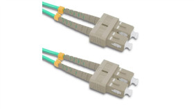 Qoltec Patchcord Światłowodowy Sc/Upc - Sc/Upc Multimode 50/125 Om4 Duplex 2M