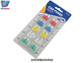 Bezpieczniki samochodowe 10szt.