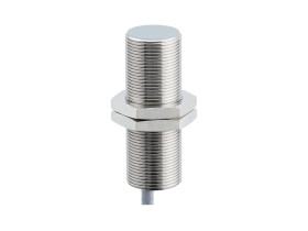 Czujnik zbliżeniowy M18 Indukcyjny 8 mm Baumer Częściowo wpuszczany 12 → 36 V DC długość 50mm Gwintowany