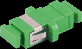 BS07-60051 FO coupler, SC / SC, simplex, green