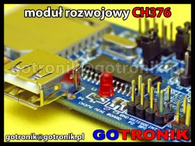 Zestaw rozwojowy CH376S USB - parallel/SPI/serial/UART