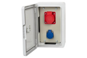 Rozdzielnica budowlana RB-200 - gniazda 16A 5p, 230V