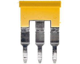 Mostek poprzeczny 3-torowy, raster 6,1mm żółty ZQV 4N/3 GE 1762630000