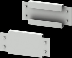 Base reinforcement, sheet steel, (W x H x D) 350 x 100 x 25 mm, 8PQ1010-0BA06