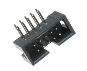 Wtyk (IDC) PIN-14 kątowy raster 2,54mm