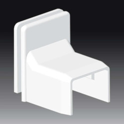 Pokrywa przepustowa dla kanałów LV 18X13 biała 8739_HB