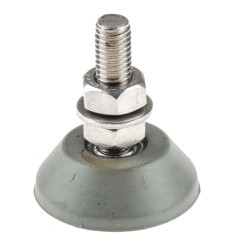 Podstawka antywibracyjna M10 średnica 46mm wysokość całkowita 53mm wysokość stopki 16mm