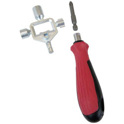 Berger &amp; Schr&#xF6;ter 60646 Enclosure Key Wrench Heater Breather Bit Holder